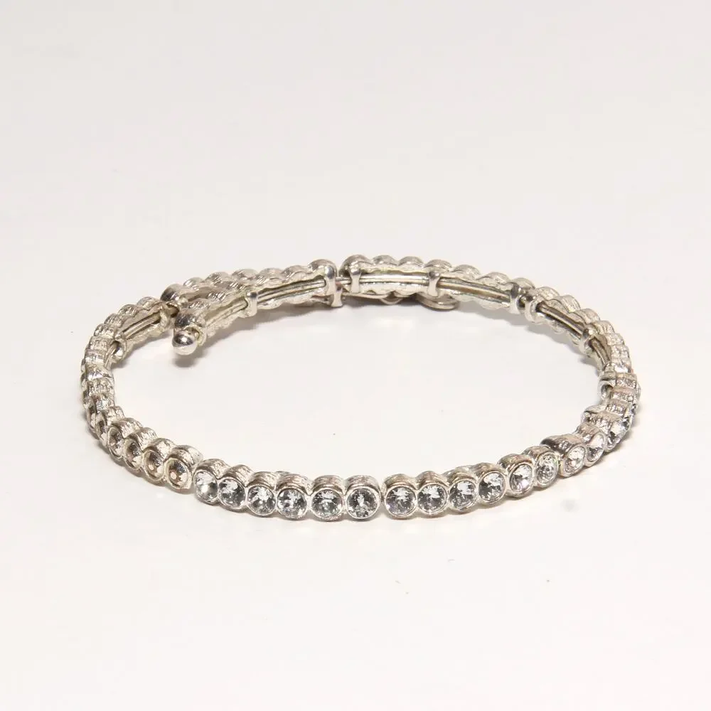 Alex & Ani Vintage 66 Wrap Bracelet Crystal Accents